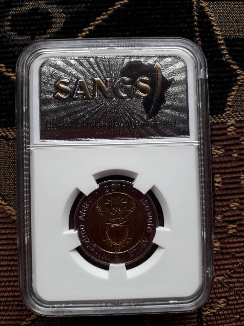 2011 SANGS graded MS 66 Reserve Bank R5